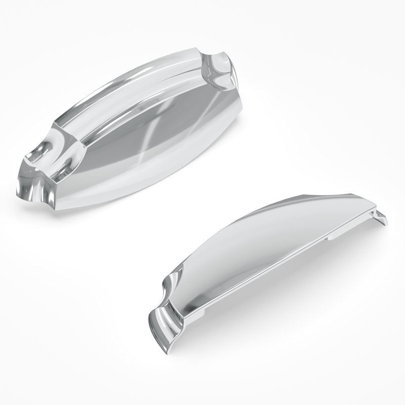 Poignée arche 3 3/4 po Veranda Cup, Chrome