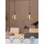 Ampoules sphériques à DEL 3,5 W à intensité variable, verre ambré, culot E26, lumière chaude de 2 000 K-131416799