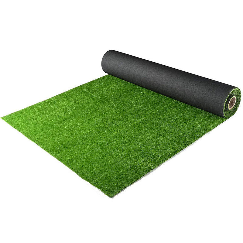 Tapis en gazon artificiel avec velours, conception réaliste à quatre tons, taille personnalisable