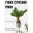 17'' Faux Fern Tree in Cement Pot