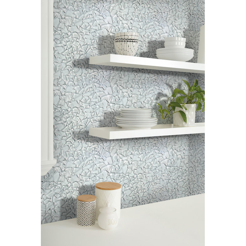 Glass Pebbles Mosaic Wall & Floor Tile, Red
