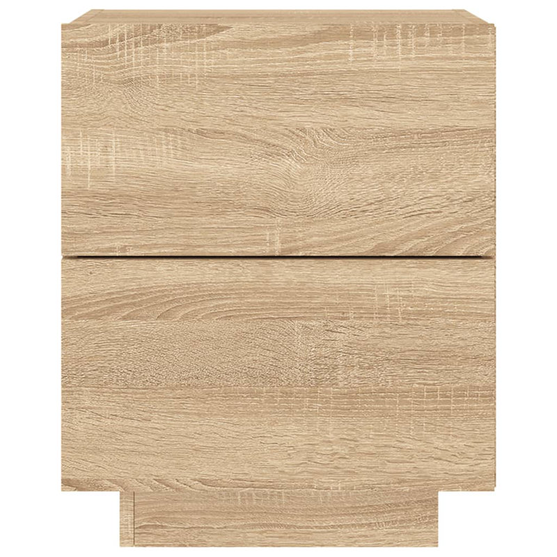 Briah 45cm W Bedside Table, Sonoma Oak, Individual