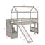 Lit mezzanine simple avec glissade-491878442