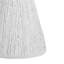 Table d'appoint d'extérieur blanc texturé MGO