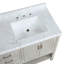 Meuble-lavabo double 61 po avec plateau en marbre Maximas-779311151