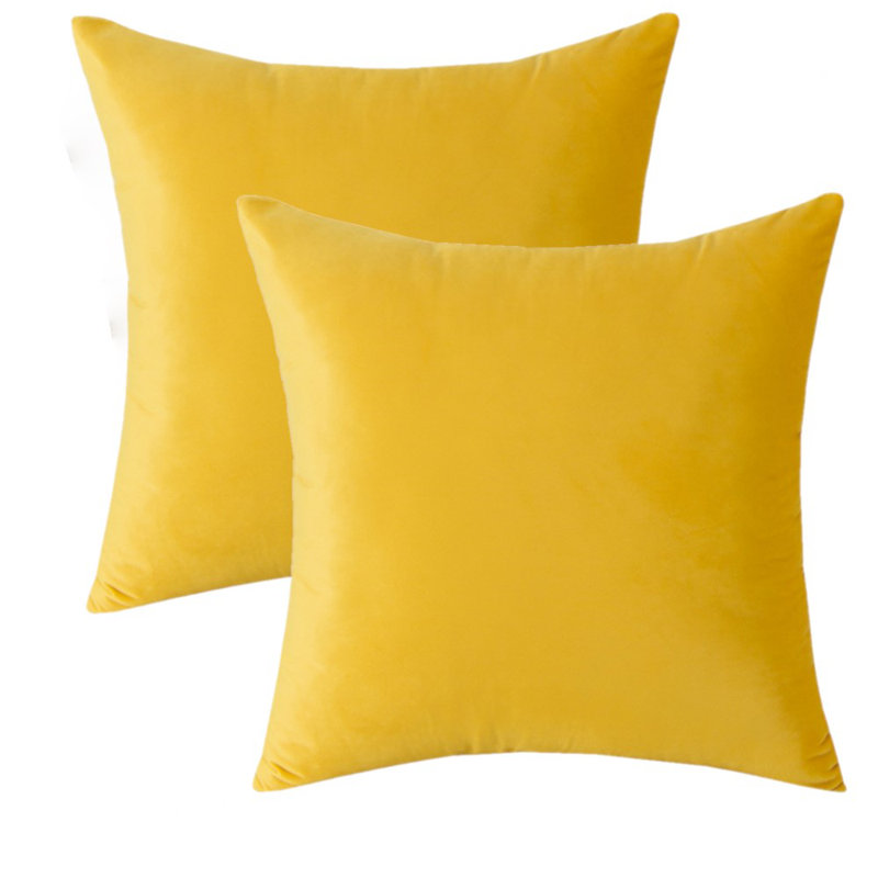 Coussin réversible, Jaune