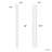 Krimp Dimmable 3000K LED Outdoor Wall Light