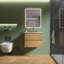 Meuble-lavabo simple 24 po avec dessus en céramique avec trop-plein Derrance, pré-assemblé-2075475025-2025746520