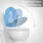 Soft Close Commercial Toilet Seat with Built-in Toddler Potty Training - Magnetic Absorption, 2-in-1, Durable PP, Easy Install & Clean, Fits 17" Round Toilets, White & Blue, Child Cover Blue-125827760