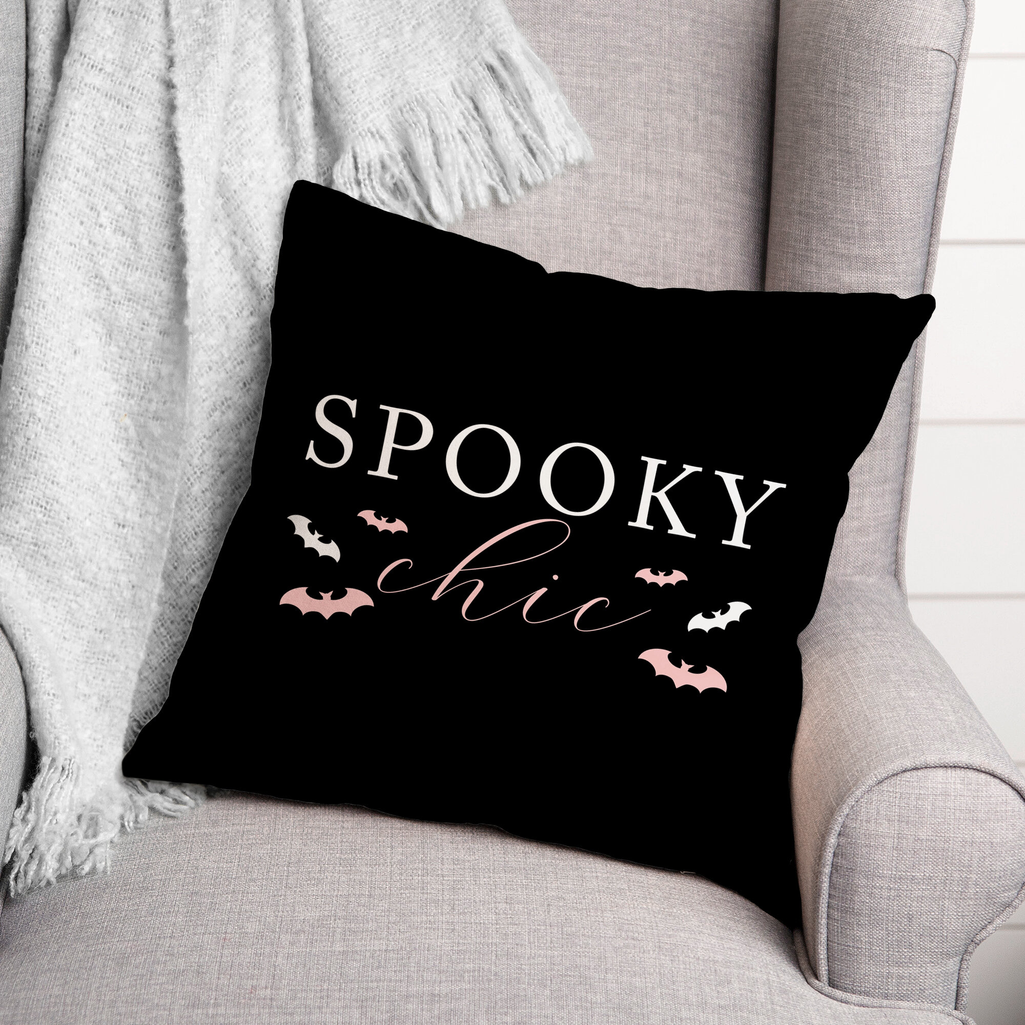 Halloween Spooky Pillow Cover