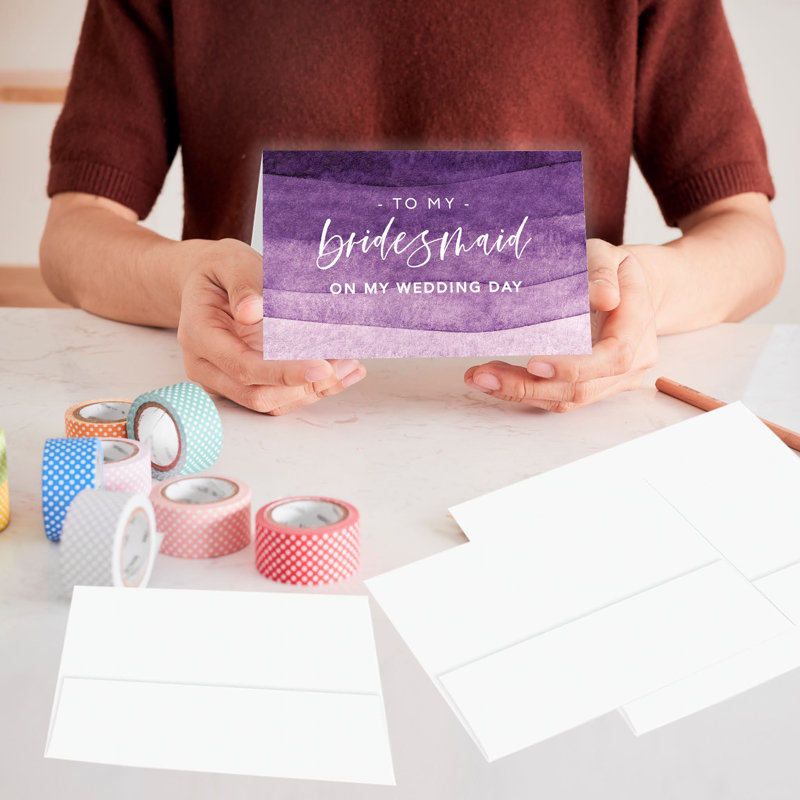 Ensemble de cartes-cadeaux de mariage avec enveloppes