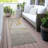 Machine Washable Indoor/Outdoor Xhevrie Taupe Rug-112059911