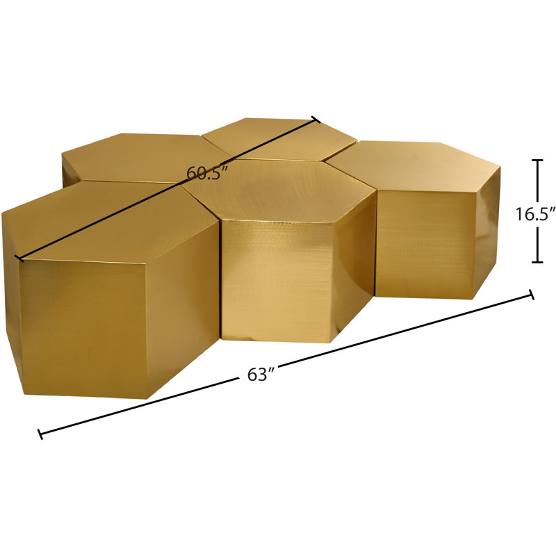 Coffee Table, Gold