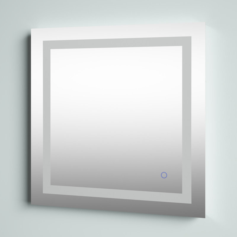 Scoles Flat Wall Mirror, 30" x 30"