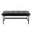 Bench in Black Metal and Faux Leather-283267865