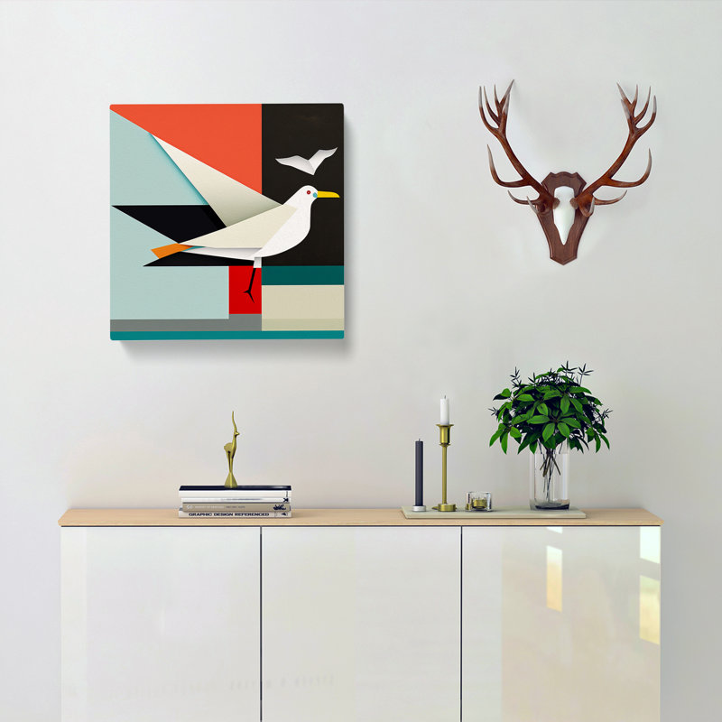 Modern Wall Art - Wrapped Canvas, 35cm H x 35cm W x 3cm D