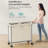 3-section Rolling Laundry Hamper-412763548