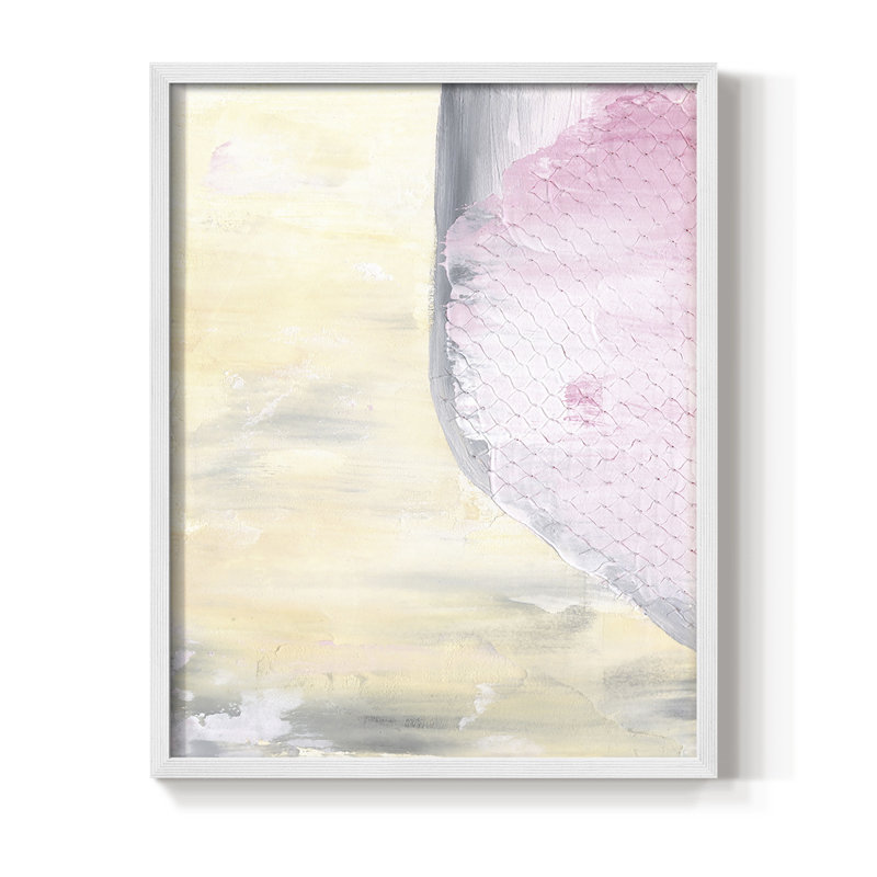 «Get Sweet IV», reproduction encadrée - bois massif, H 10 po x l 8 po, Blanc
