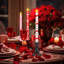 6 bougies coniques sans flamme de la Saint-Valentin de 10,6 pouces - bougies à DEL en forme de cœur à piles, décoration de table de mariage / anniversaire / anniversaire essentielle