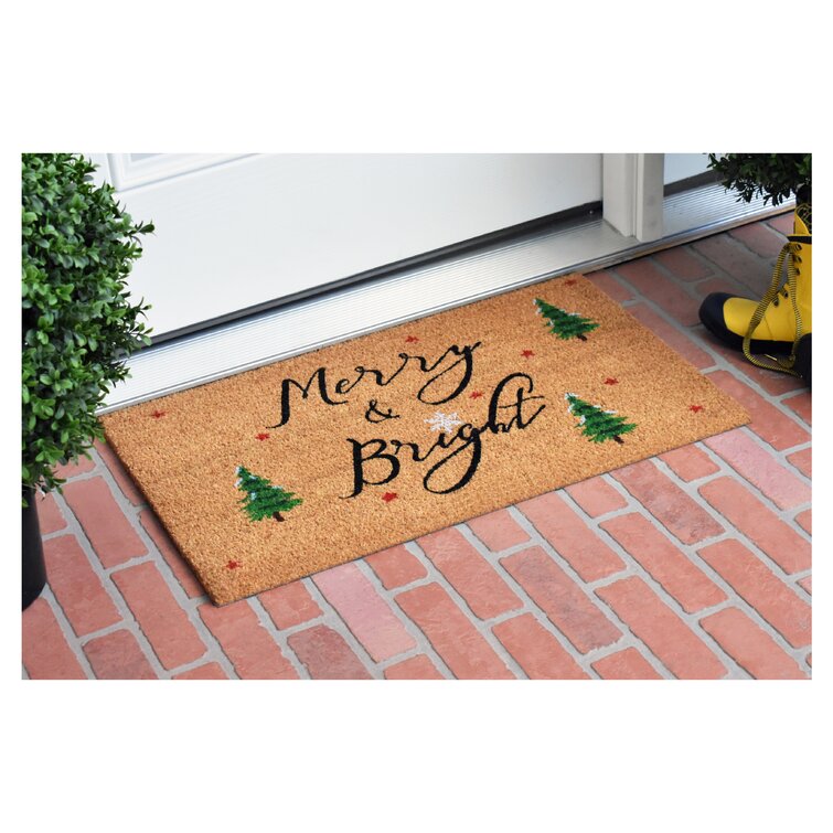 Hello Cursive Script Door Mat