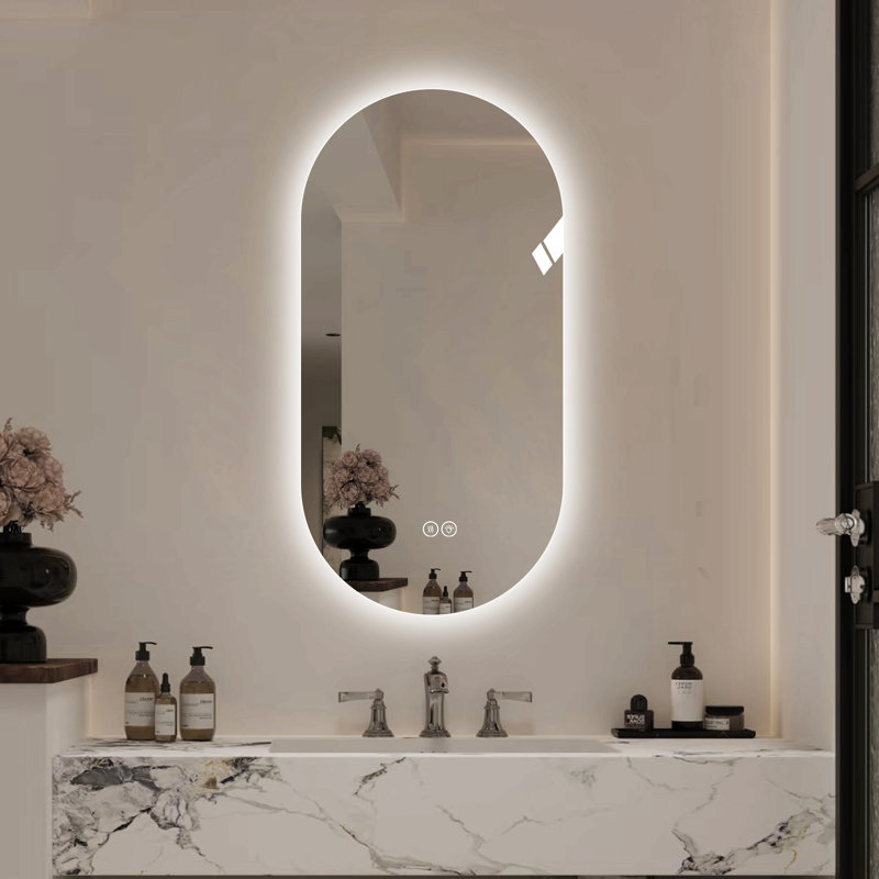 Miroir mural de salle de bain 48 * 24 pouces, 47,24 po x 23,62 po