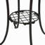 Table d'appoint de patio avec tablette