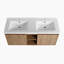 Ensemble de meuble-lavabo double 47,6 po Aubrelle