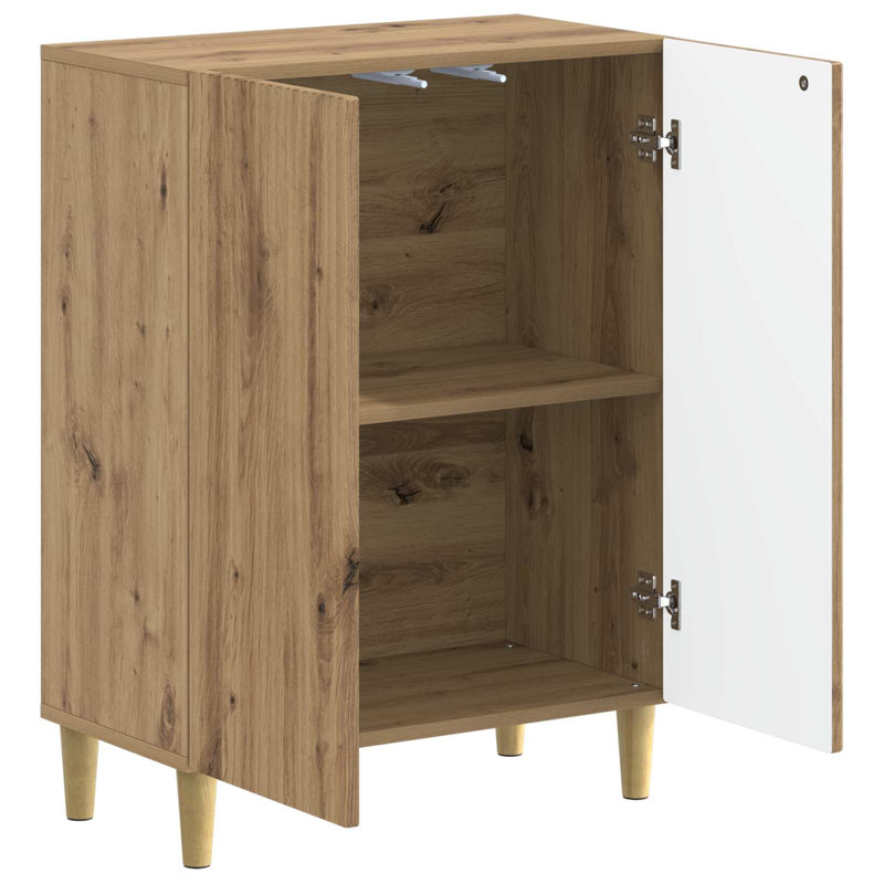  Bathroom Storage Cainet with Shelf ARNHEM Engineered Wood Solution Unit, Artisan Oak