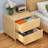 Modern Wood Two Drawer Nightstand,Vintage Bedside Table-21202880-21673728