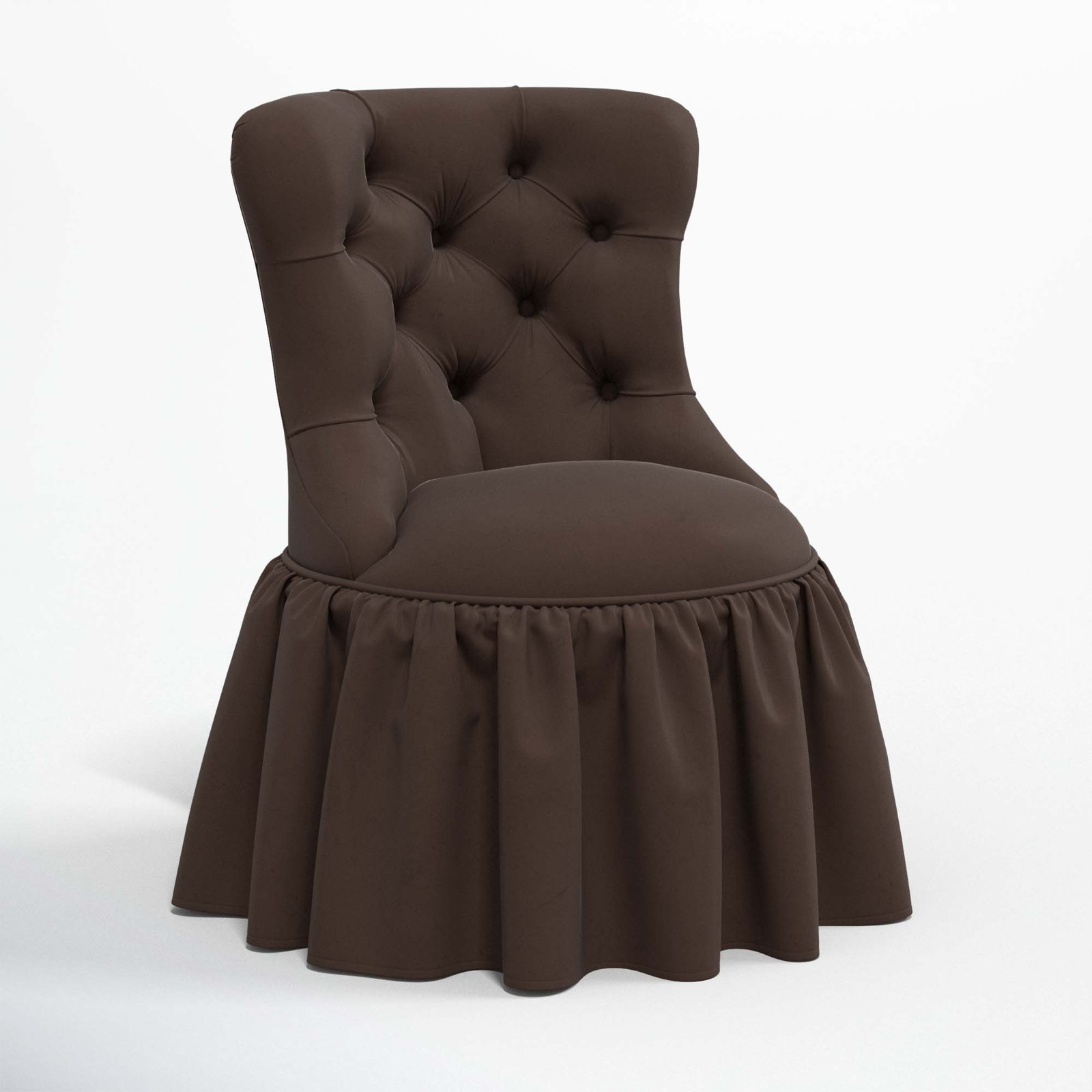 Minnie Side Chair, Classic Chocolate Velvet