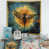 Gold Single Picture Framed