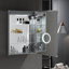 Armoire à pharmacie pour salle de bain 24 po x 32 po Blossom avec miroir, miroir de maquillage 3X, gradateur de lumière, désembueur, prise USB et prise-1788713236-1788713237