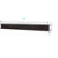 Floating Wood Fireplace Mantel Shelf - 100% Hardwood Oak Shelf For Hanging Above Fireplaces-70394544-91587591