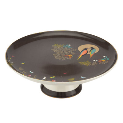 Sara Miller Chelsea Portmeirion Sm Chelsea Collection Footed Cake Stand 10.5"