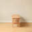 Solid Oak Coffee Table with Open Storage Shelf – Natural Wood