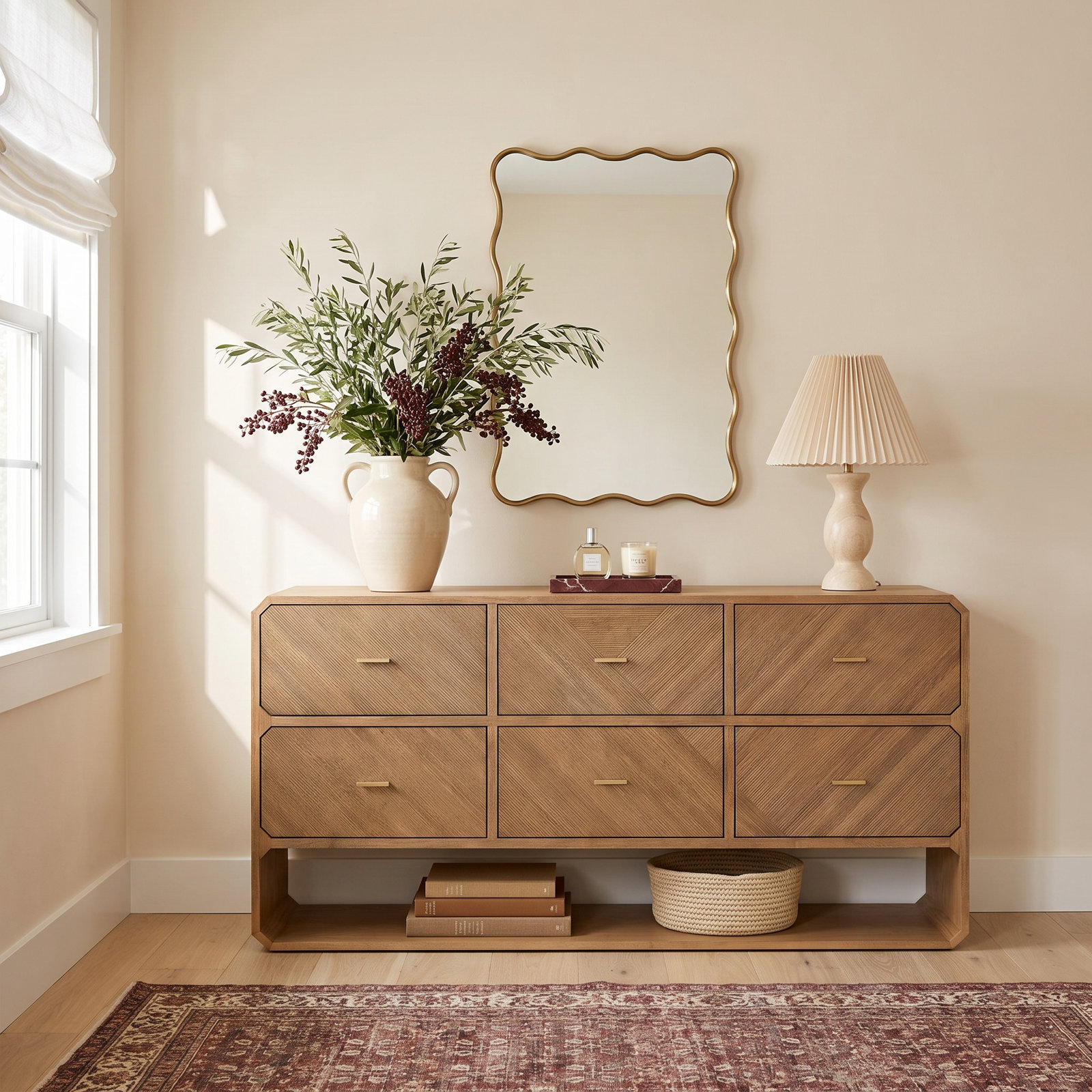 Harris 6 - Drawer Dresser, Natural