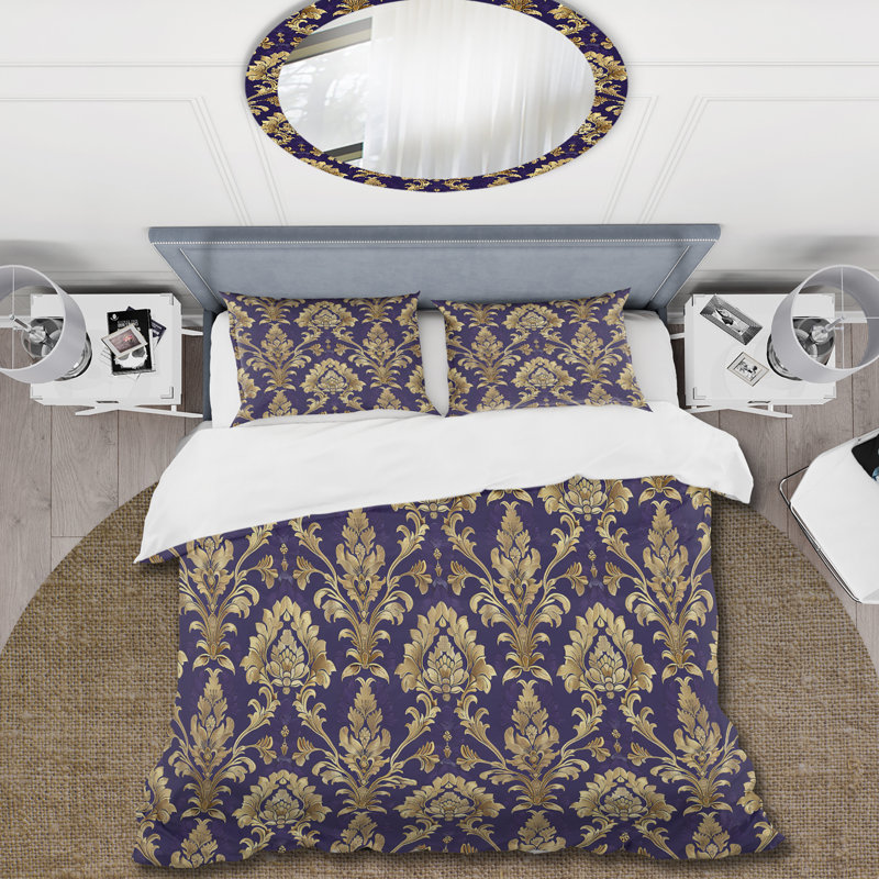 Ensemble de housse de couette Traditional, Housse de couette simple et deux taies décorative