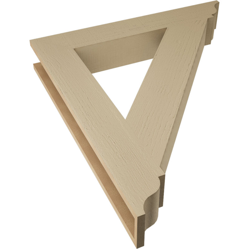 Support traditionnel en cèdre brut à grain de bois TimberThane, H 40 po x l 5,5 po x P 36 po