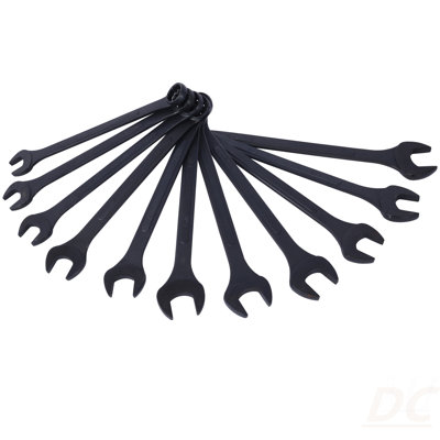 Jumbo Combination Wrench Set Extra Large, SAE, 11-Piece, 1-5/16'' To 2'',Black Oxide, With Pouch