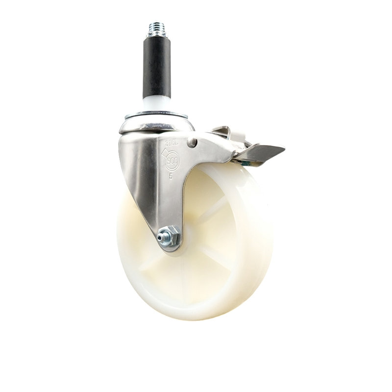 Swivel Stem Caster, 5" H x 5" W