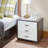 Chic Rectangular Accent Table With Multiple Drawers For Stylish Living