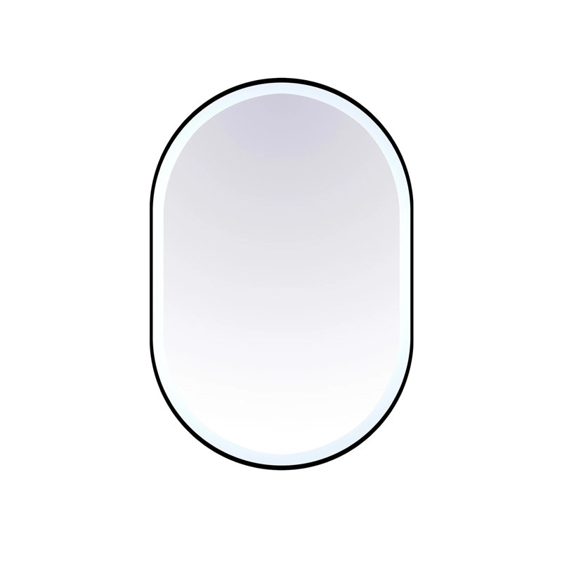 Miroir mural, Noir mat