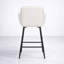 Tabouret de comptoir en tissu Eastman, crème-1472888774