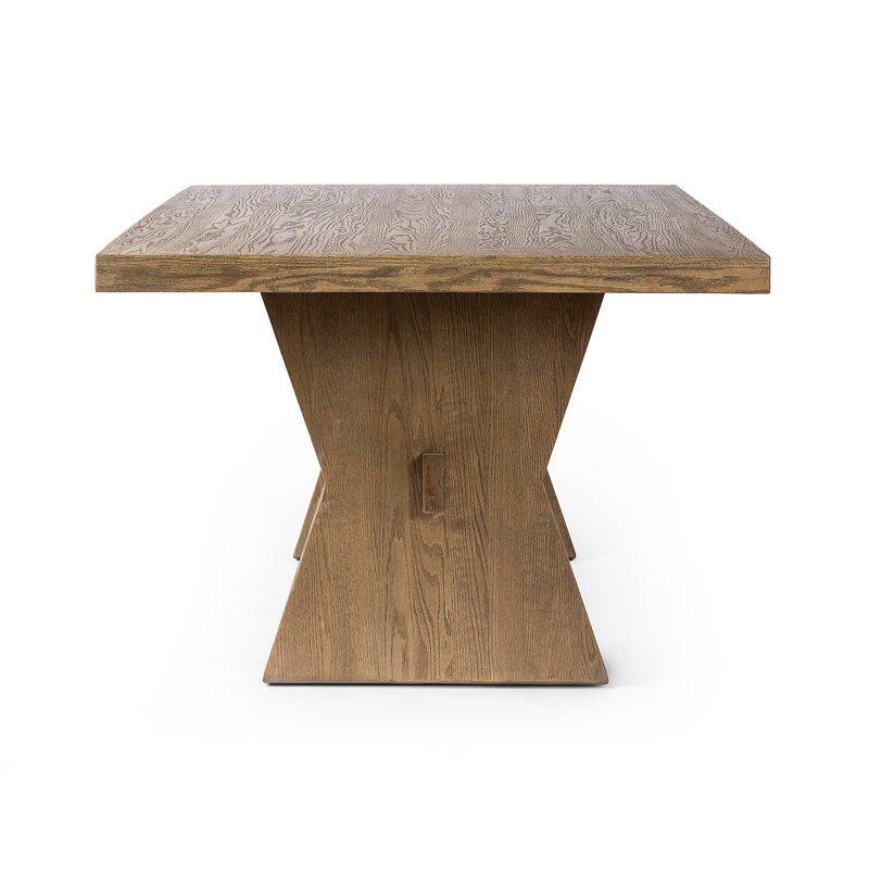 Tia Dining Table 84"-Drifted Oak Solid