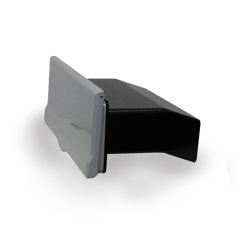Chute de courrier en paroi murale Liberty, Argent