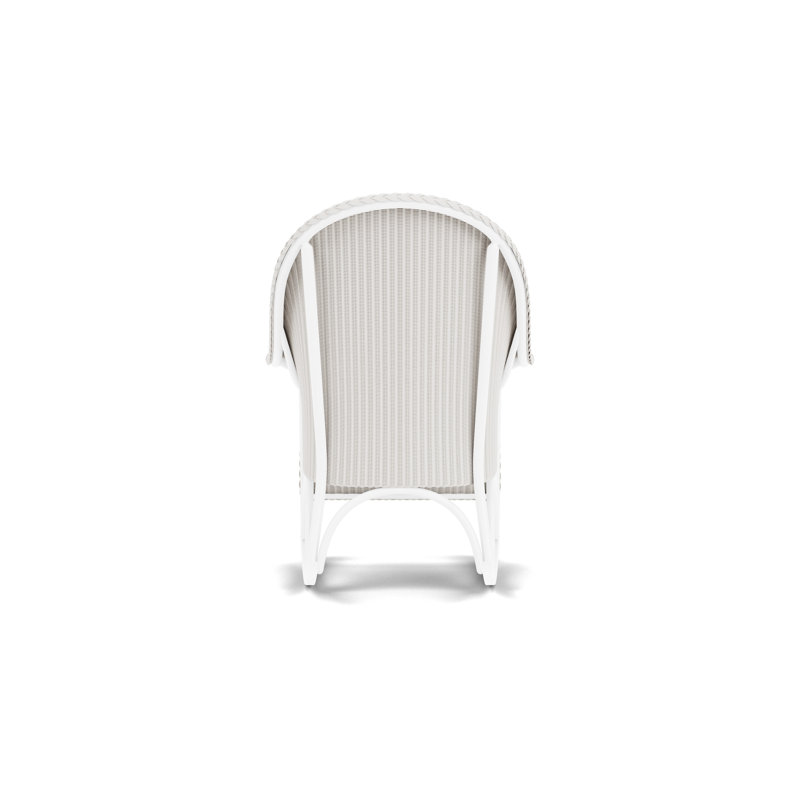 Loom Outdoor Rocker Chair, Visions Cobalt, White