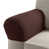 Polyester à 100 % de couleur chocolat est en rupture de stock