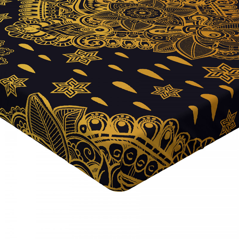 Microfiber Damask Fitted Sheet, Twin XL Fitted Sheet