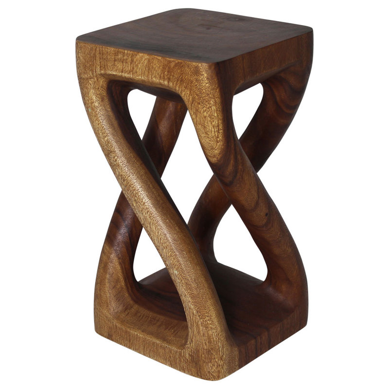 Table de bout Calaysia, H 22 po x l 12 po x P 12 po, Bois brun