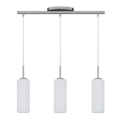 Luminaire suspendu cylindrique à 1 lumière Rean